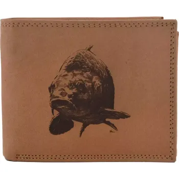 Peněženka Mercucio Pánská peněženka Natural Kapr Hlava