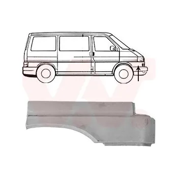 Blatník karosérie Blatník VAN WEZEL 5875156