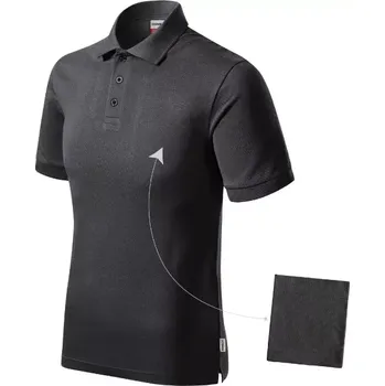 Pánská košile Resist Heavy Polo polokošile pánská ebony gray 94 (brand label) S