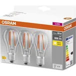 Osram Sada LED žárovek klasik, 6,5 W, 806 lm, teplá bílá, E27, 3 ks