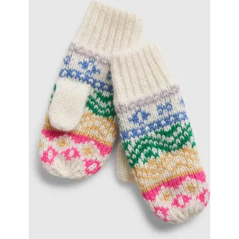 Rukavice GAP Dětské pletené rukavice - Holky GAP krémová 2140697