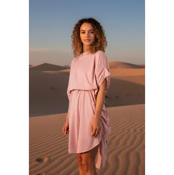 Dámské šaty Letní růžové designové šaty Summer Eagle – nanoSPACE by LADA