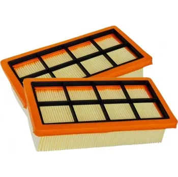 Filtr do vysavače 2x filtr k vysavači KARCHER AD 3000, plochý