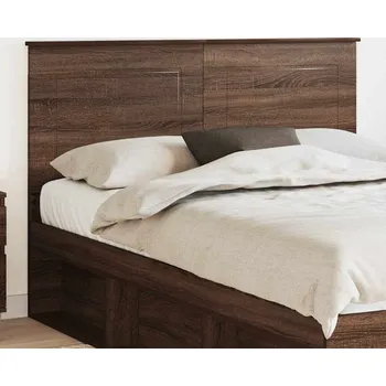 vidaXL Čelo postele s čelo Hnědý dub 150 cm kompozitní dřevo