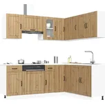 zahrada-XL 11dílná sada kuchyňských skříněk "Lucca" dub artisa kompozit 3314960