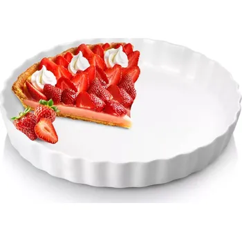 Forma na pečení Keramická forma na tartu 24,5 cm bílá