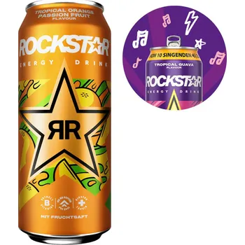 Energetický nápoj Rockstar Tropical "Singende Dose" 500ml DE
