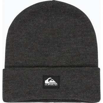 Čepice Pánská zimní čepice Quiksilver Brigade Beanie dark grey heather