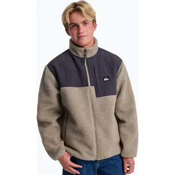 Pánská mikina Pánská fleecová mikina Quiksilver Sallow Water Full Zip fallen rock