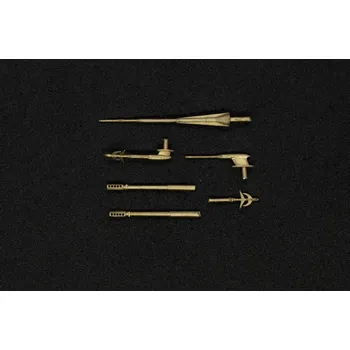 Plastikový model Miniworld 1/72 Pitots, Antennas And Cannon Barrels For MIG-23 MLD