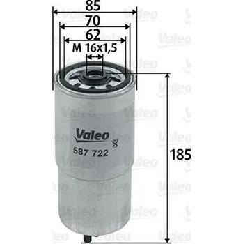 Palivový filtr Palivový filtr VALEO 587722
