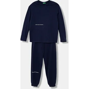 Chlapecké pyžamo Dětské pyžamo United Colors of Benetton tmavomodrá barva, 3DKE0P097 3DKE0P097.G.seasonal 59X, vel. 110