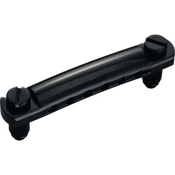 Schaller Stop Tailpiece Black Chrome Kobylka na kytaru