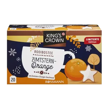 Čaj King's Crown Čaj Rooibos Skořice a pomeranč 50 g