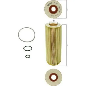 Auto-moto Olejový filtr MAHLE OX 562D