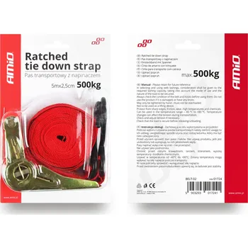 Upínací popruh Upínací popruh 5m 2,5cm 500kg BELT-02