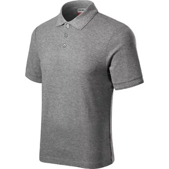 Pánská košile Reserve polokošile pánská tmavě šedý melír 2XL