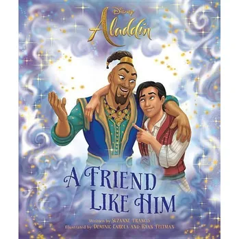 Populárně naučná literatura pro dospělé Aladdin Live Action Genie Picture Book