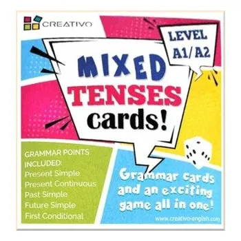 Cizí jazyk Mixed Tenses Cards! (level A1/A2)
