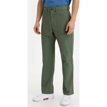 Pánské kalhoty GAP Kalhoty Straight Fit Utility Pant - Pánské GAP kaki 1584742