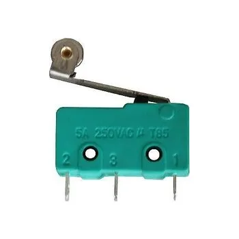 Mikrospínač MSW-13, ON-(ON) 1pol.250V/5A s páčkou 17mm