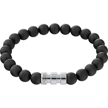 Šperk Calvin Klein Stylový korálkový náramek pro muže s onyxem 35000104 + 2 měsíce na vrácení zboží