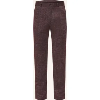 Pánské kalhoty Paul Pánské Oblekové Kalhoty Extra Slim Fit, 590 bordeaux, 56