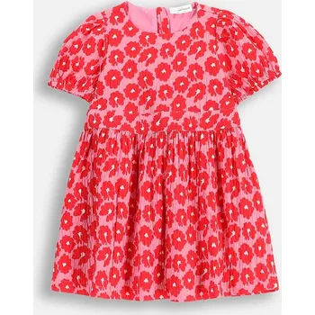 Dámské šaty Šaty Coccodrillo červená barva, mini, MAXITROPIC GIRL KIDS WC5128201MGK 33X, vel. 122