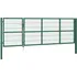 Plot vidaXL Zahradní plotová brána se sloupky 142570 350 x 120 cm zelená