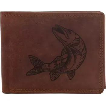 Peněženka Mercucio Pánská peněženka světlehnědá Štika