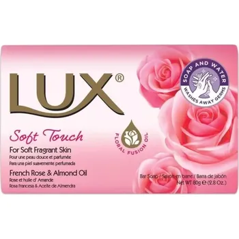 Koupelová kosmetika Lux Soft Touch toaletní mýdlo 80 g