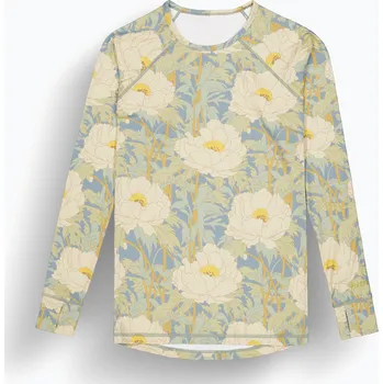 Dámské tričko Dámské termo tričko Longsleeve Picture Milita Printed nadčasový květinový potisk