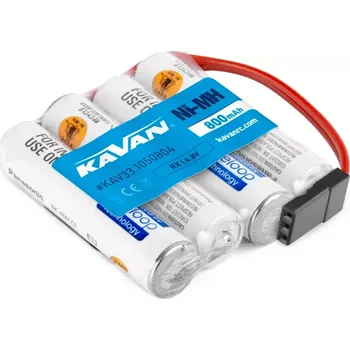 RC model Kavan 4.8V 800 AAA ENELOOP Sanyo RX 4čl. přijímačový (plochý)