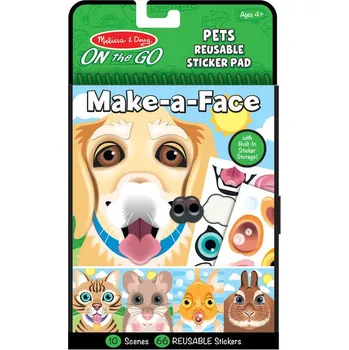 samolepka MELISSA & DOUG Vytvoř obličej Domácí mazlíčci Melissa & Doug