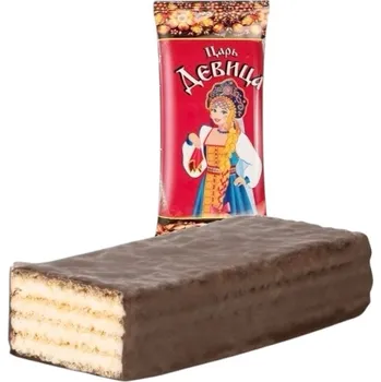 Bonbon Waflové bonbóny Cár-devica s krémovou náplní v polevě Nevskij Konditer