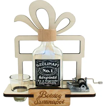 Žertovný předmět Značka k narozeninám s flašinetem HU