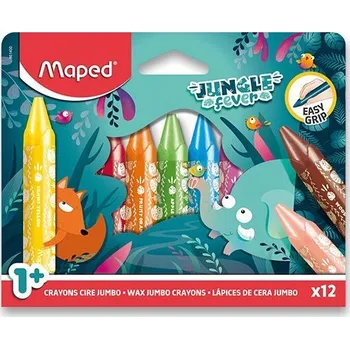 Maped Voskovky Jungle Fever Jumbo 12 ks