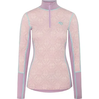 Dámské tričko Dámské Merino Triko Kari Traa Anna Half Zip Bloom 623836 25/26 M