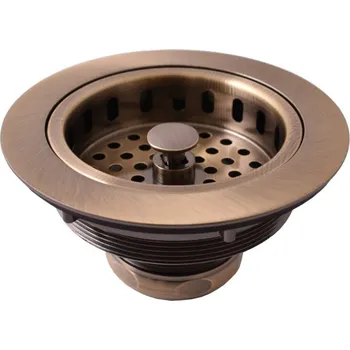 Sifon Rav slezák Výpust k dřezu 6/4 stará mosaz MD0819SM