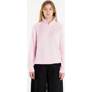 Pánská mikina Mikina adidas Funnel Neck Clear Pink/ Off White L