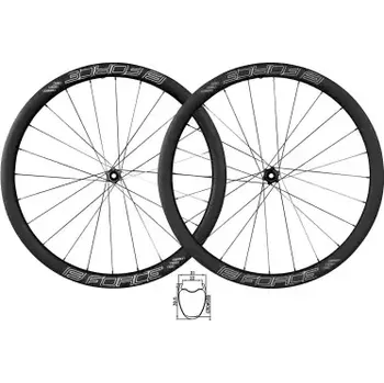 Zapletené kolo Force Team Karbon Gravel vypletená kola 24 děr