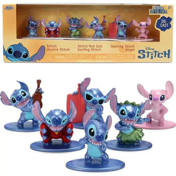 Figurka Jada Stitch Kovové nanofigurky 6 ks