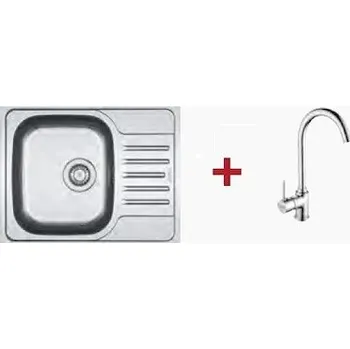 Nerezový dřez Franke Set dřezu a baterie 61x49 cm nerez SETFR2