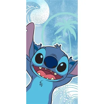 Modrá plážová osuška Lilo a Stitch