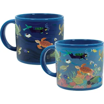 Magický hrnek Korálový útes s želvami