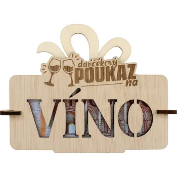 Žertovný předmět Dárkový poukaz na víno SK