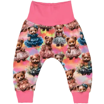 Tepláčky Baggy AKCE - Medvídci v šatičkách - skladem Velikost: 98