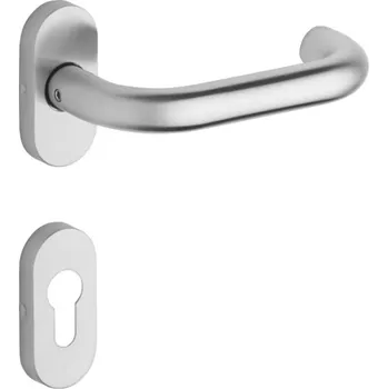 Dveřní kování Rostex ALBACETE OVAL - Nerez mat, 38-52