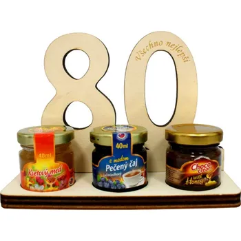 Dárkový stojan na dobroty ke 80