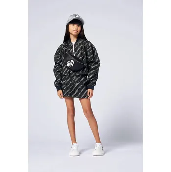 Dívčí bunda Dětská bavlněná bunda Karl Lagerfeld Z30487.156.162 černá 99X, vel. 162